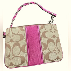 Coach monogram  Wristlet